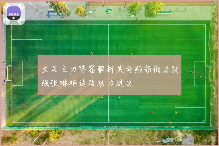 女足主力阵容解析吴海燕领衔后防线张琳艳边路助力进攻
