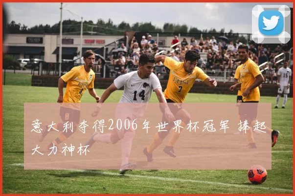 意大利夺得2006年世界杯冠军 捧起大力神杯